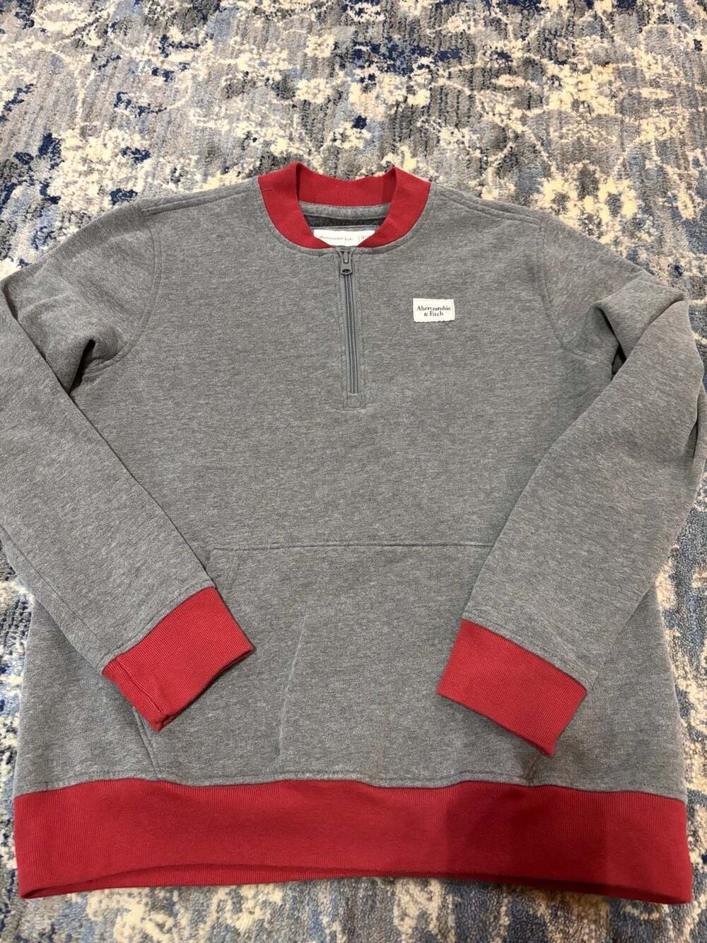 Abercrombie Kids 1/4 Zip Sweatshirt Size 13/14